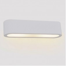 Γύψινη Απλίκα Τοίχου 2xE14 230V Λευκή 43054